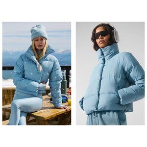 Gold Rush Puffer-Celestial Blue